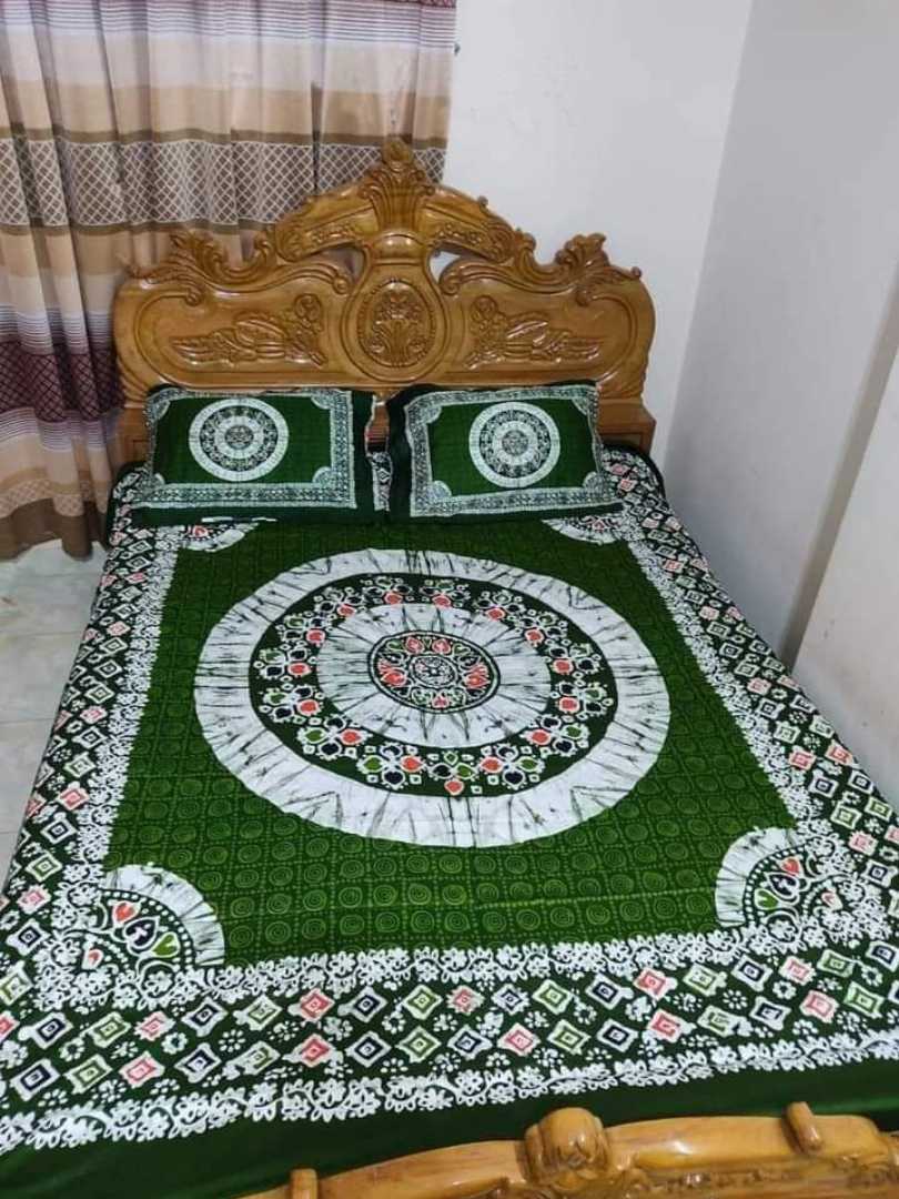 King,Size,Panel,Bed,sheet,with,Matching,Pillow,cover