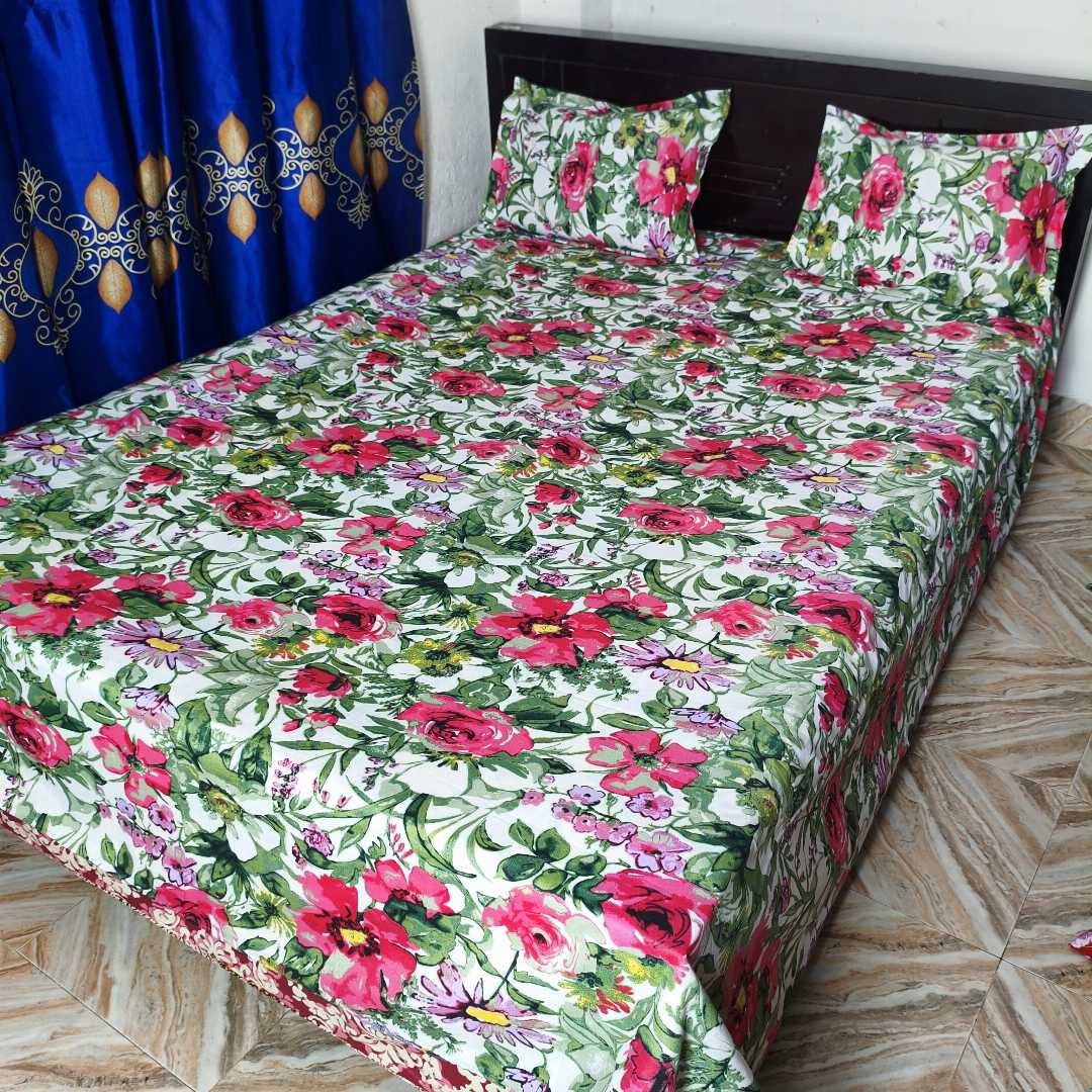 Regular Use Double Size Cotton BedSheet