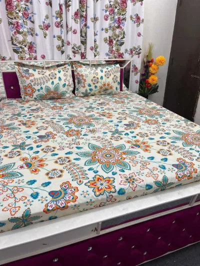 Regular Use Double Size Cotton BedSheet