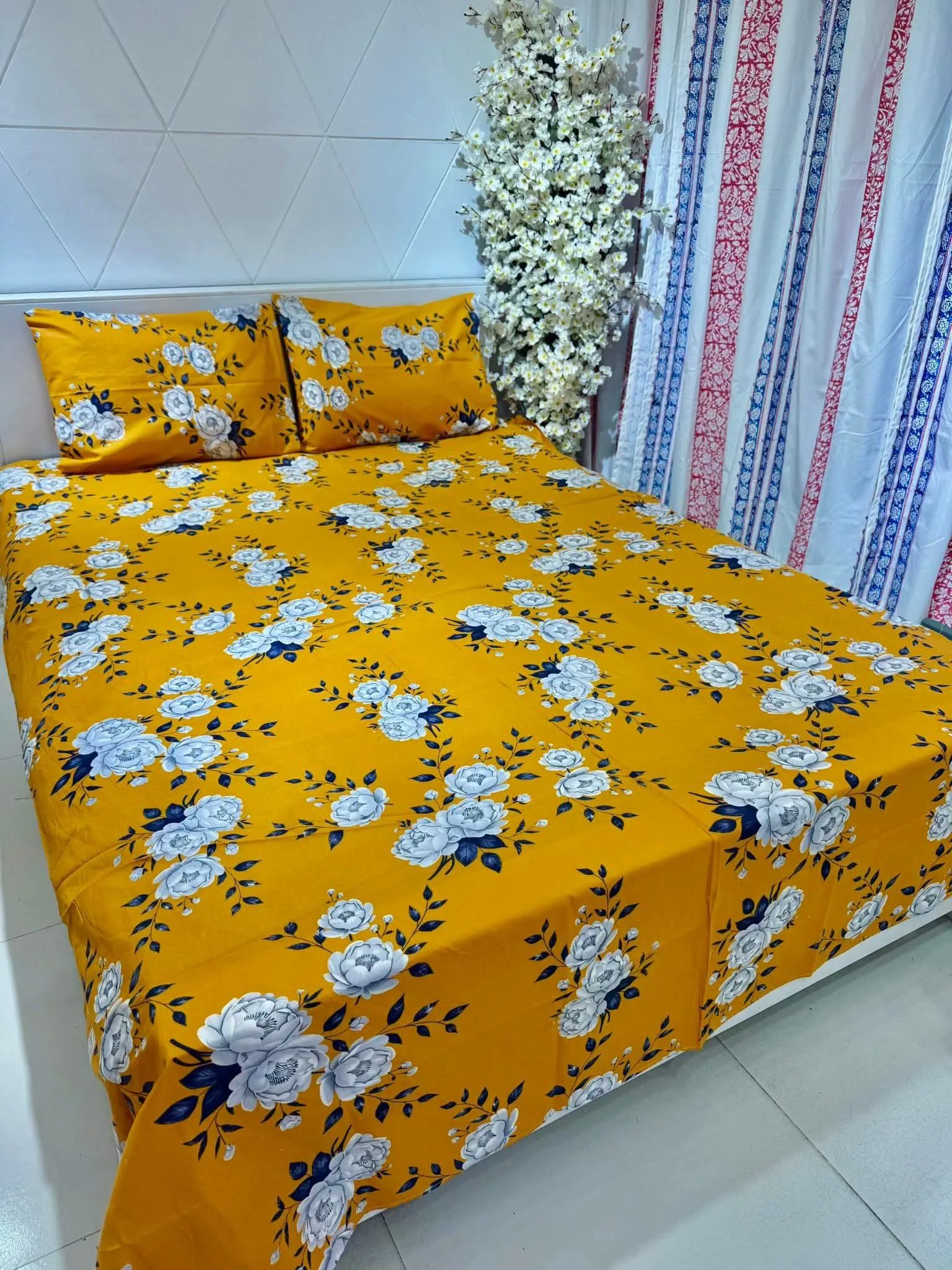 Regular Use Double Size Cotton BedSheet