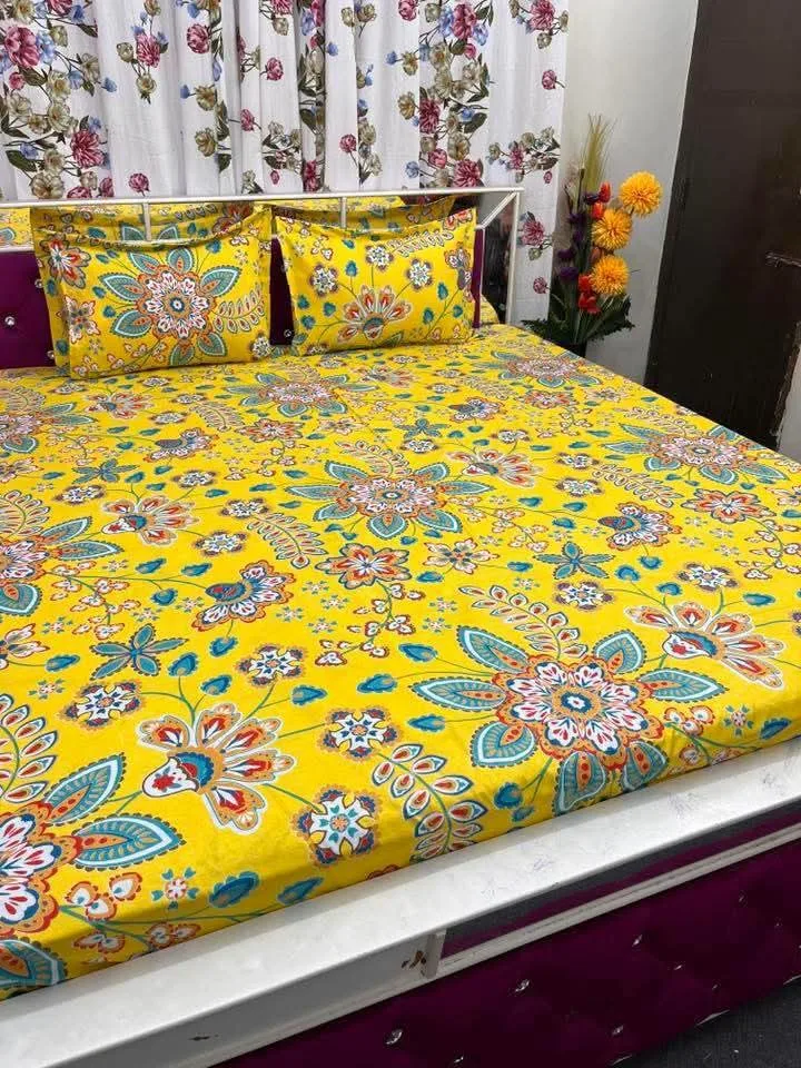 Regular Use Double Size Cotton BedSheet