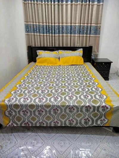 Regular Use Double Size Cotton BedSheet