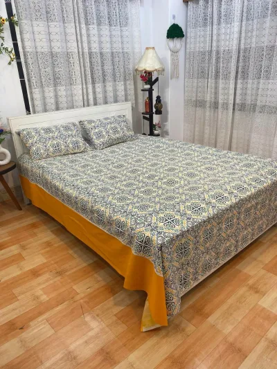 Regular Use Double Size Cotton BedSheet