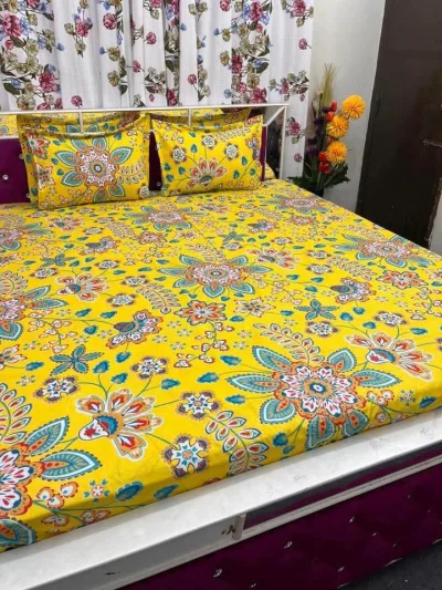 Regular Use Double Size Cotton BedSheet